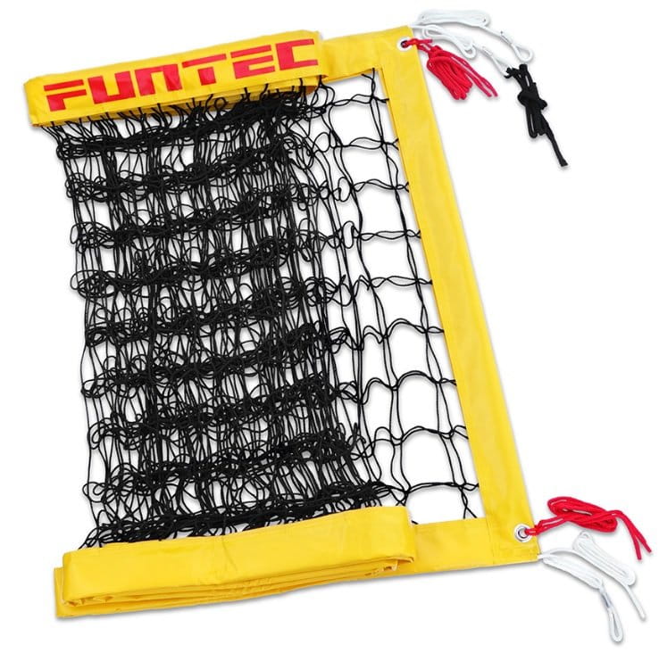 Mreža Funtec PRO NETZ PLUS, 8.5 M, FOR PERMANENT BEACH VOLLEYBALL NET SYSTEMS, WITH EXTRA STRONG SIDE PANELS