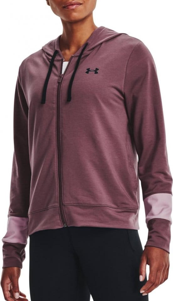 Mikica s kapuco Under Armour Rival Terry CB FZ Hoodie-PPL