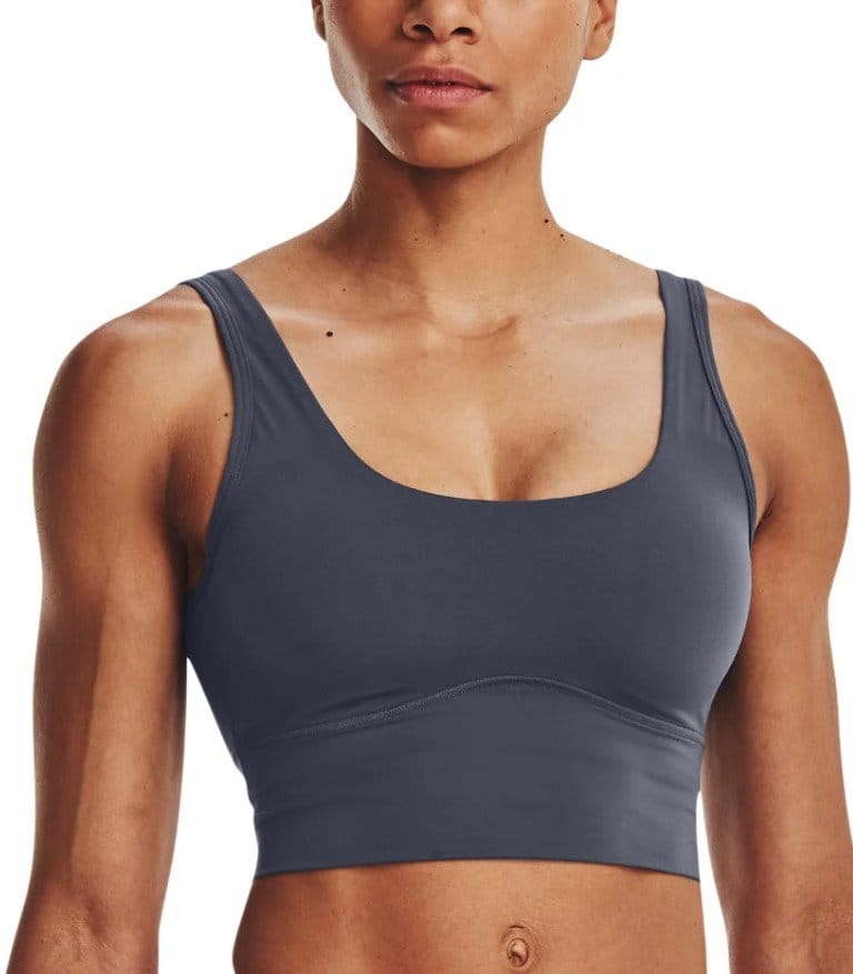 Majica brez rokavov Under Armour Meridian Fitted Crop Tank-GRY