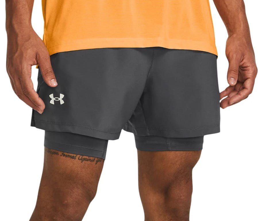 Kratke hlače Under Armour UA LAUNCH 5'' 2-IN-1 SHORTS-GRY