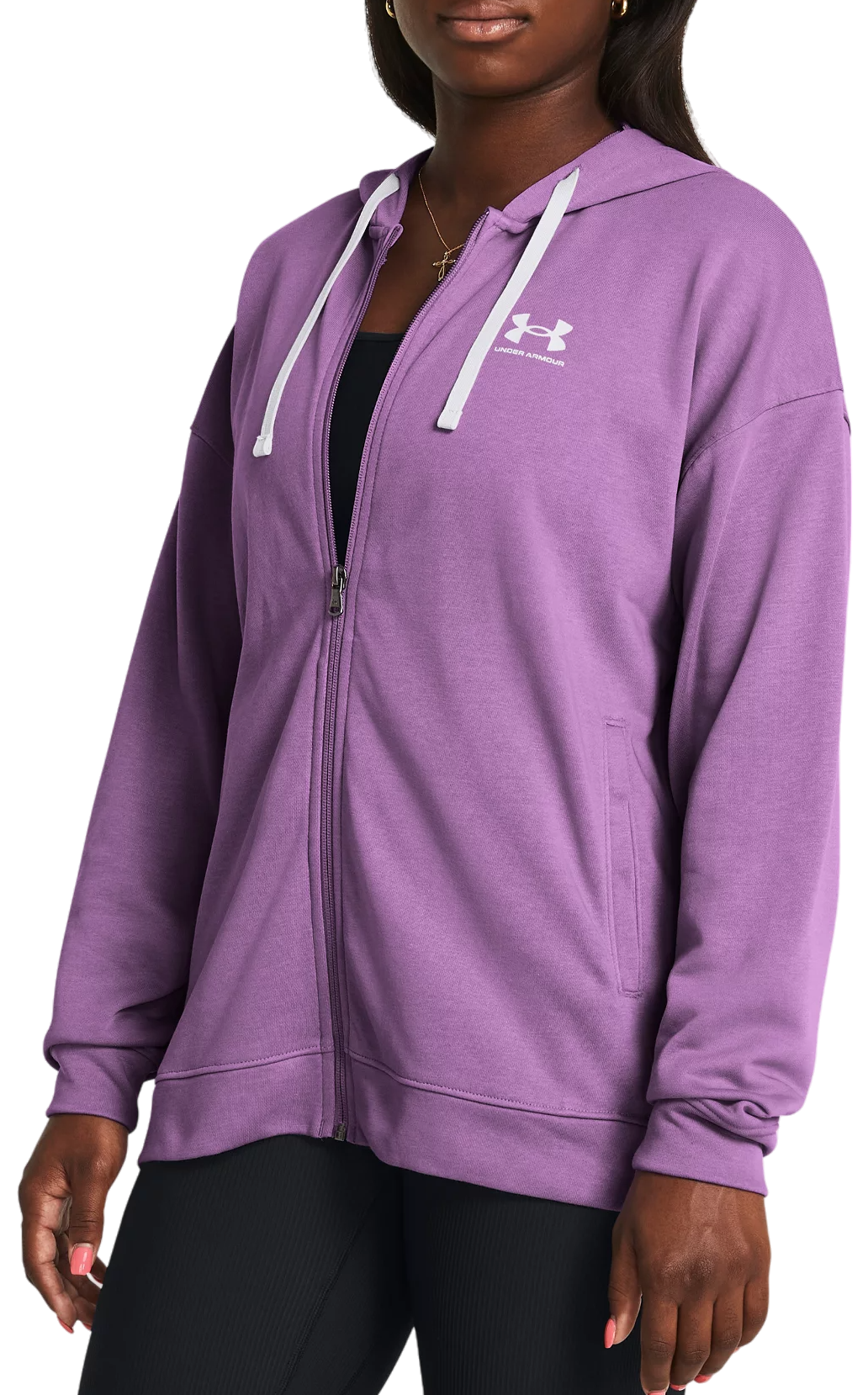 Mikica s kapuco Under Armour Rival Terry Oversized Full-Zip Hoodie