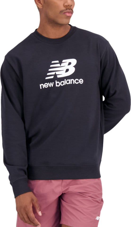 Mikica New Balance Essentials Stacked Logo French Terry Crewneck