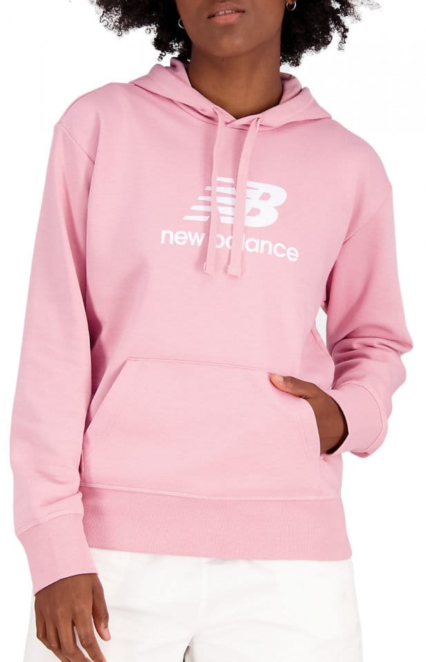 Mikica s kapuco New Balance Essentials Stacked Logo